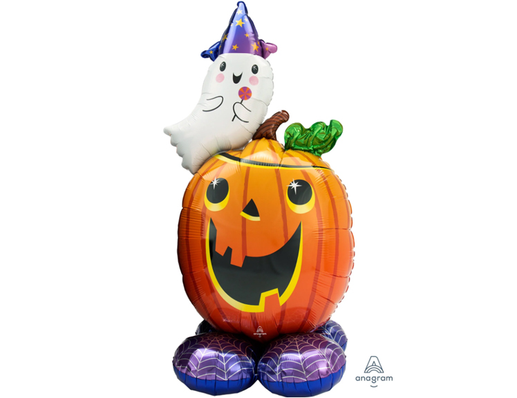 Pumpkin & Ghost Halloween Airloonz Decoration Balloon Set